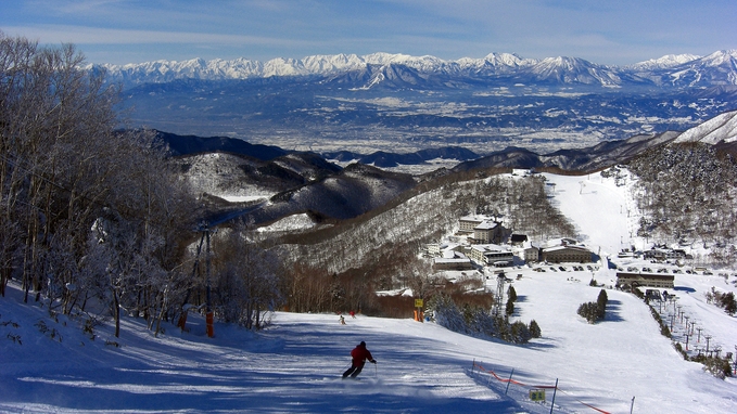 雪見露天＆志賀高原スキー２食付き　冬の温泉とスキーを楽しもう！　☆貸切風呂無料☆