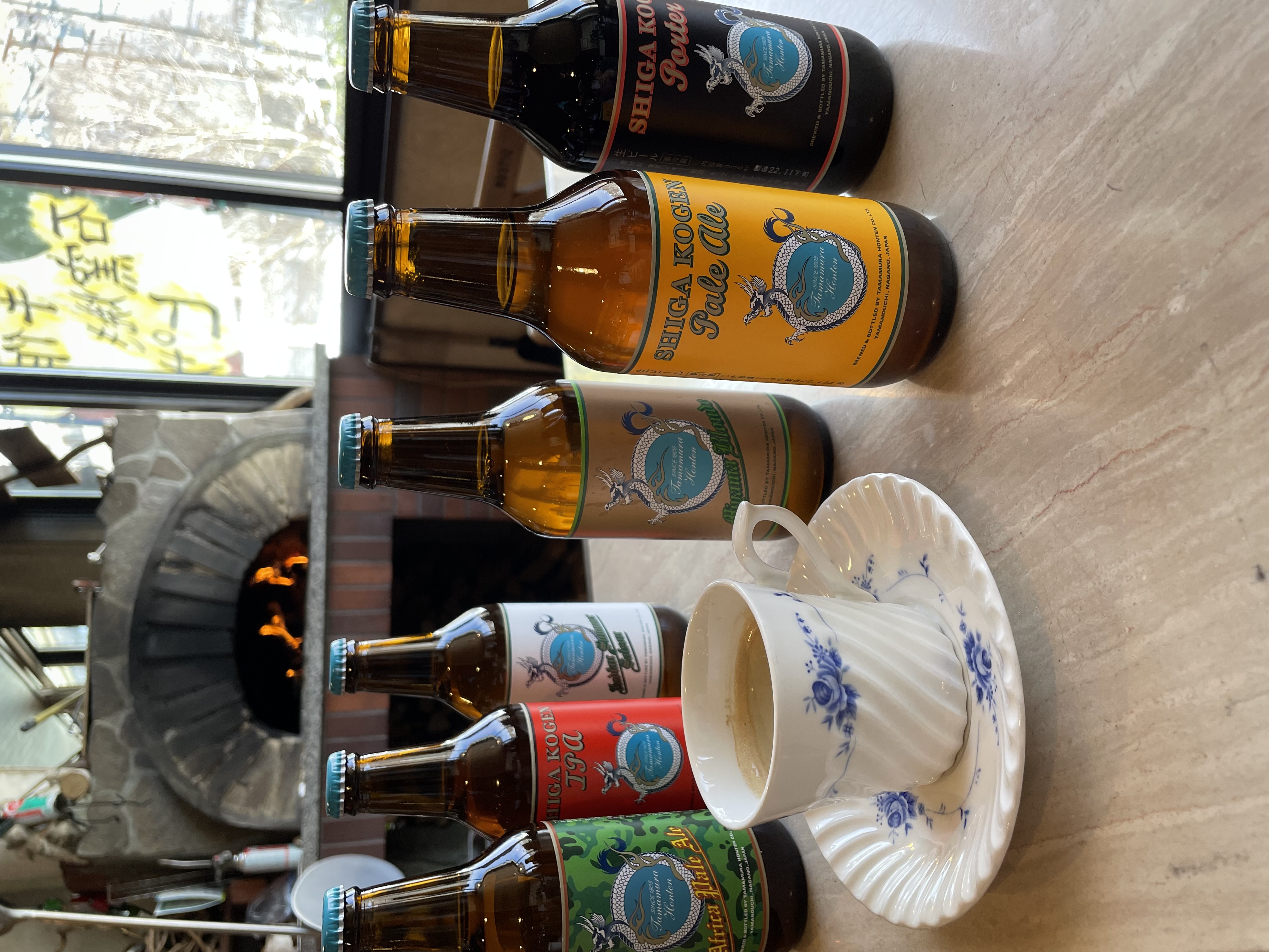 コーヒー　瓶ビール