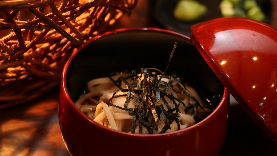 ・夕食（お蕎麦）