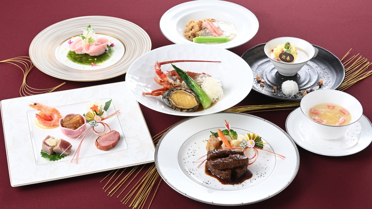 【1月1日】お正月プラン　選べるディナー＆おせち朝食ブッフェ・温泉付