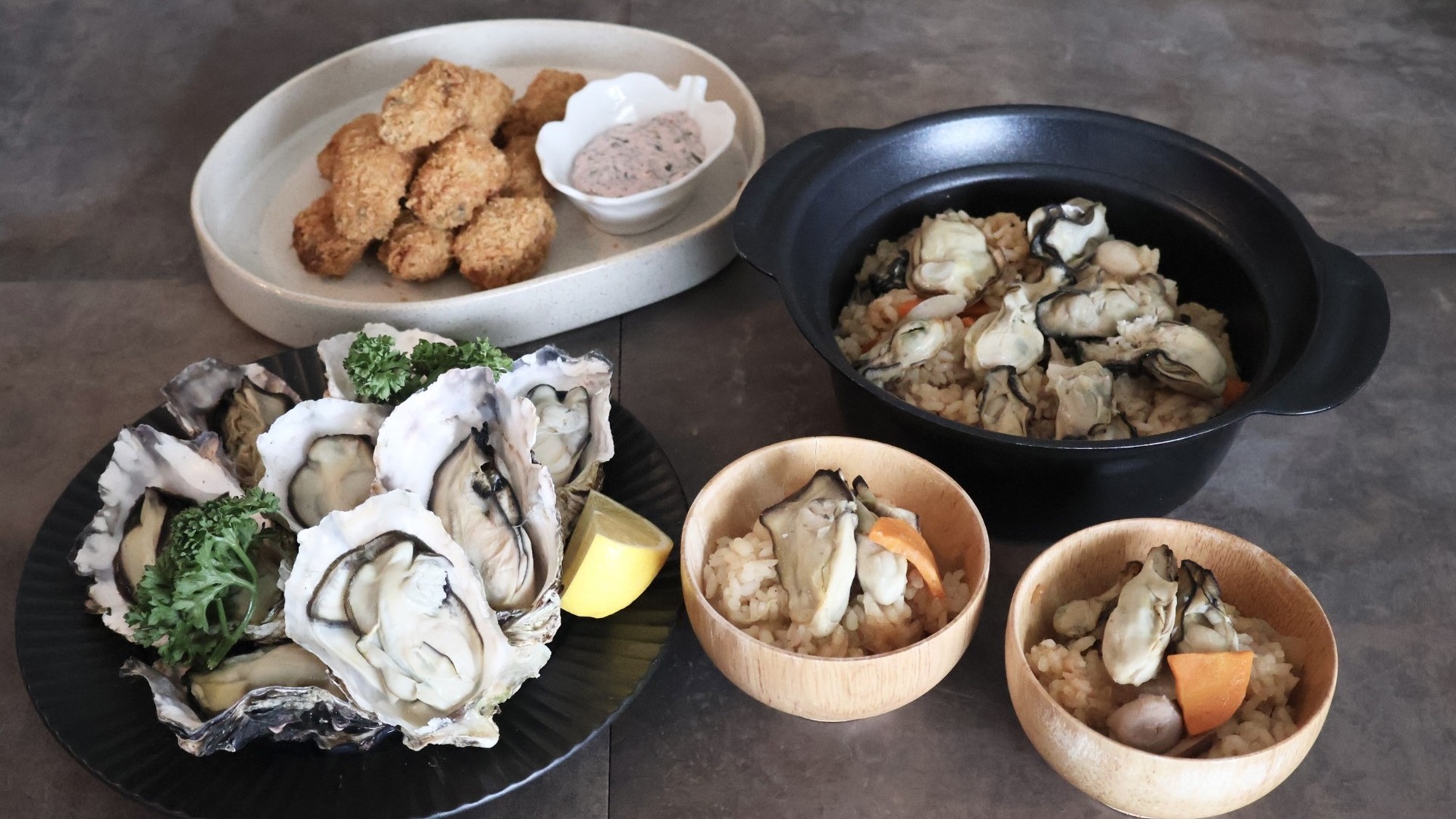 冬のﾃﾞｨﾅｰﾌﾞｯﾌｪに、人気食材の蟹と牡蠣が登場【2025年冬】