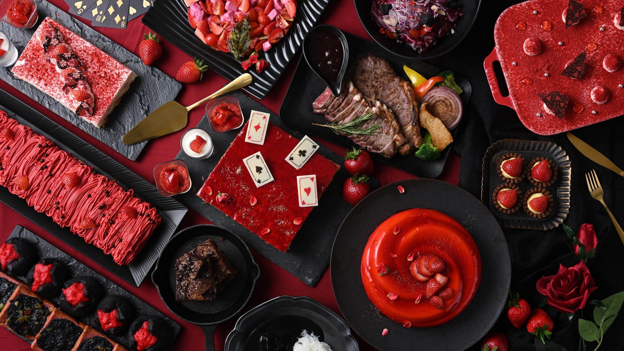いちごスイーツと豊富なランチメニューが食べ放題【2025年1月11日～5月6日】