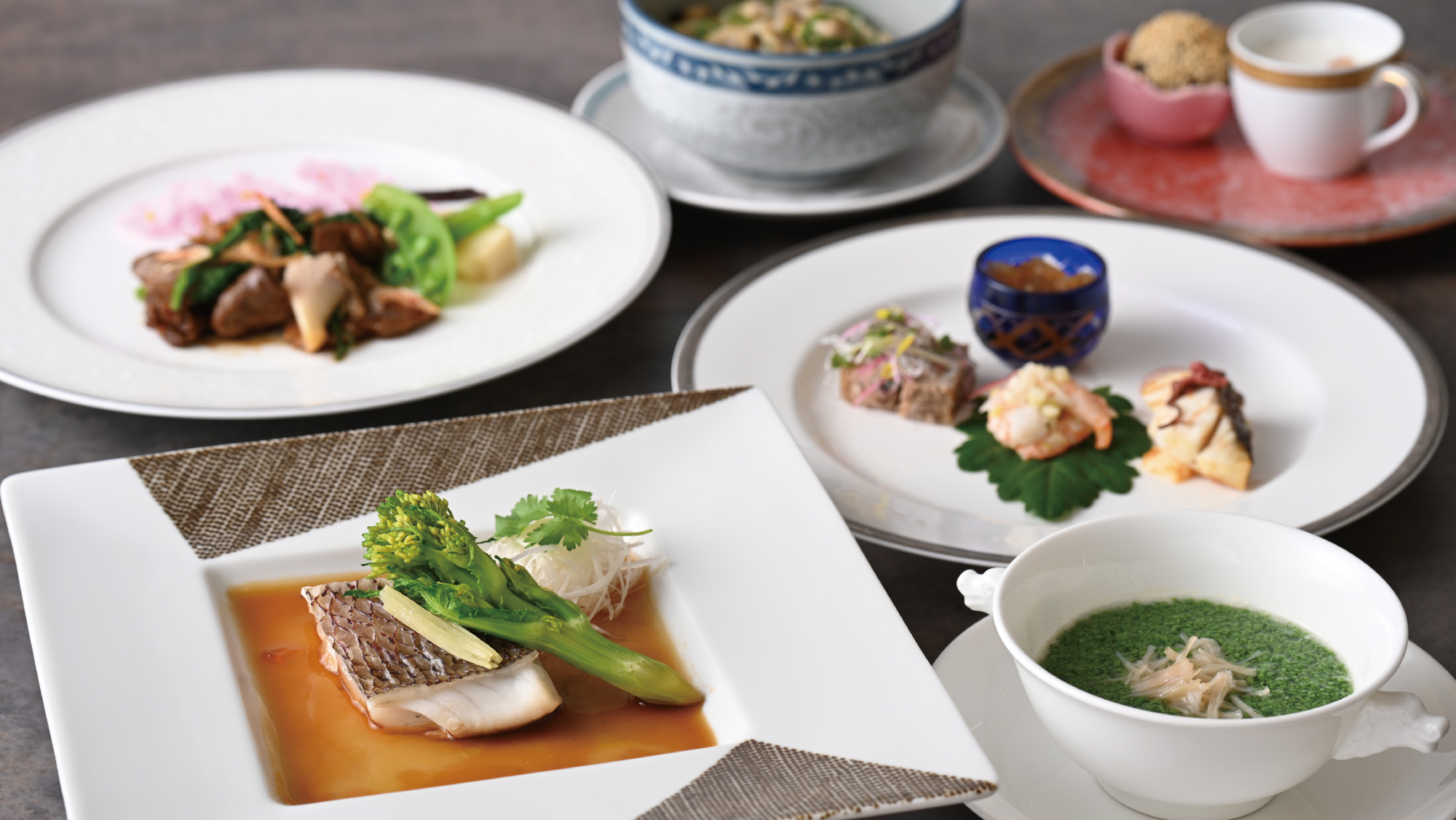 旬の味覚と地産食材を使用した中ｺｰｽ【2026年春Casual】