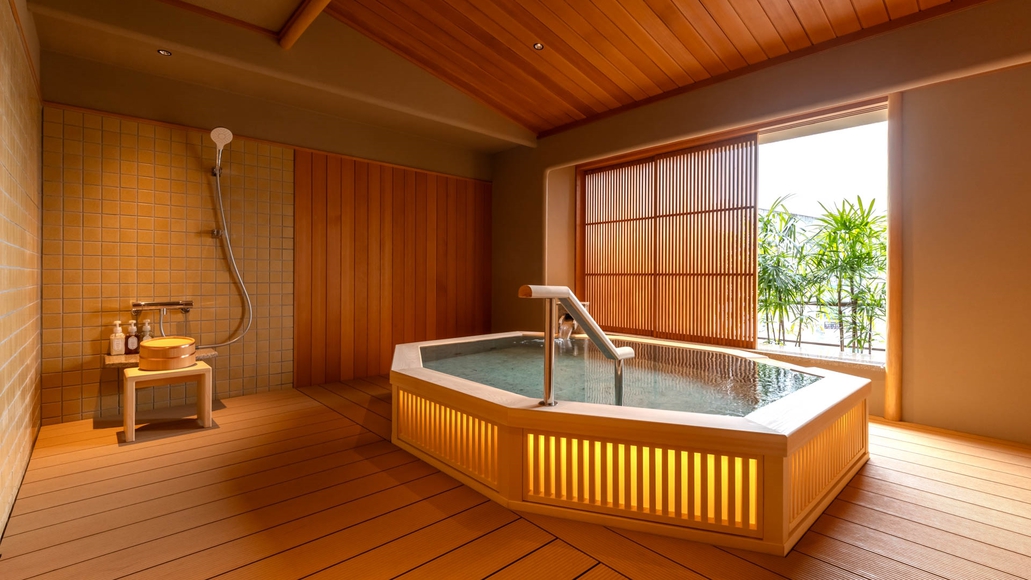 【露天風呂付スイート】羽衣64平米/川側