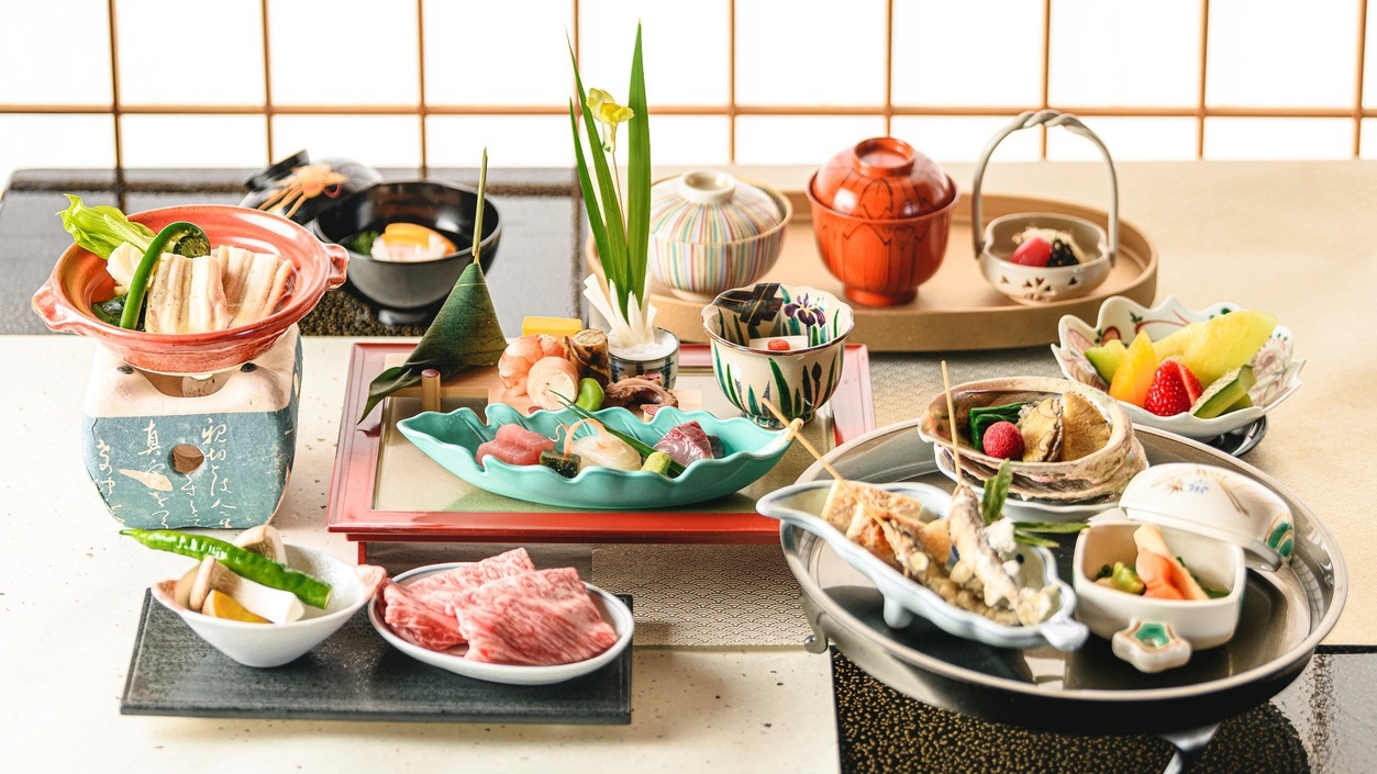 【またきてな関西旅】夕食はお部屋で「若水の旬会席(夕部屋食)」 大阪より30分の宝塚温泉 
