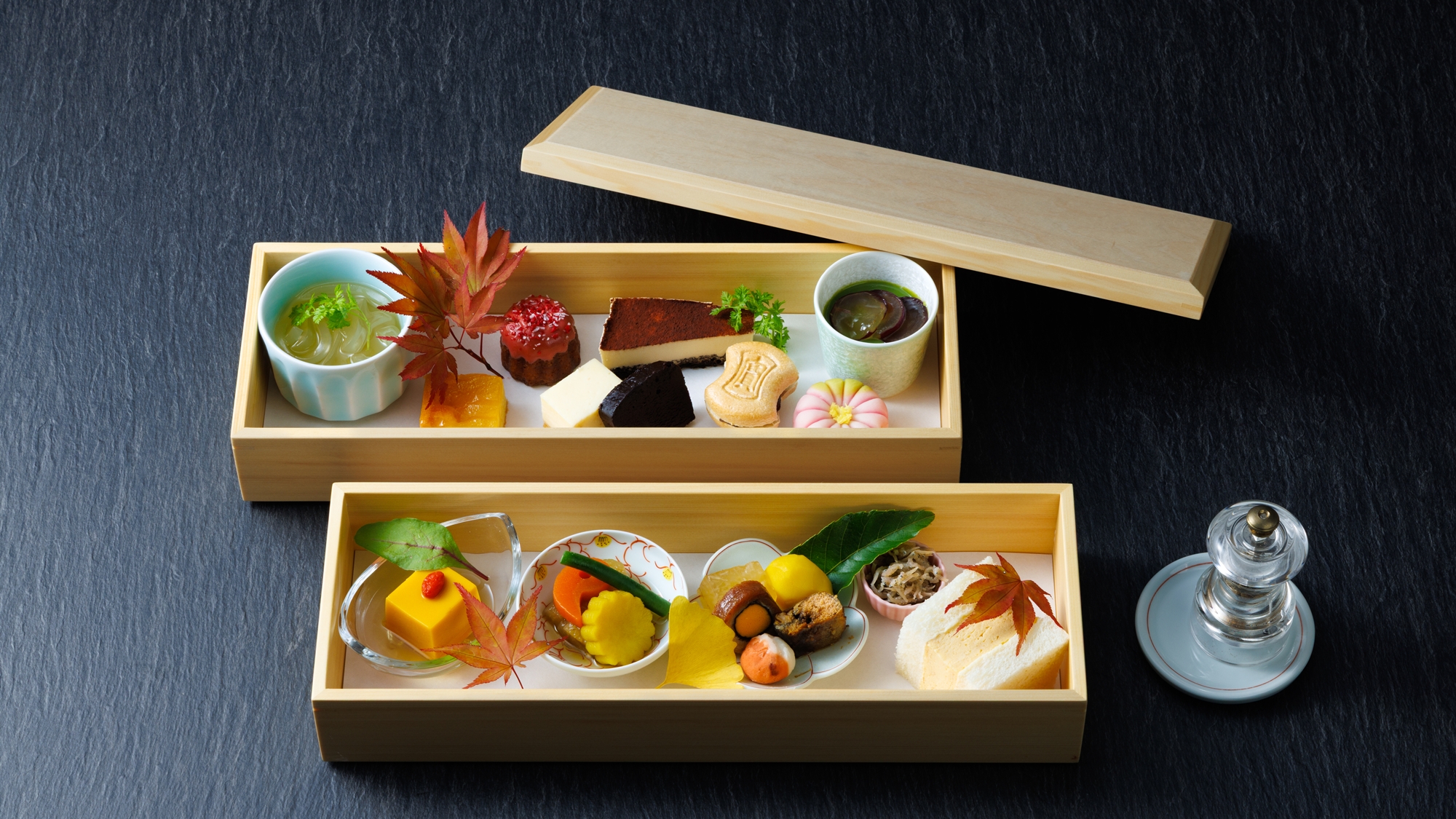 すみれアフタヌーンティ一例