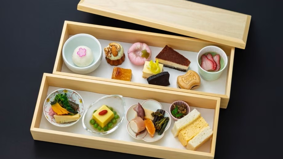 すみれアフタヌーンティ一例