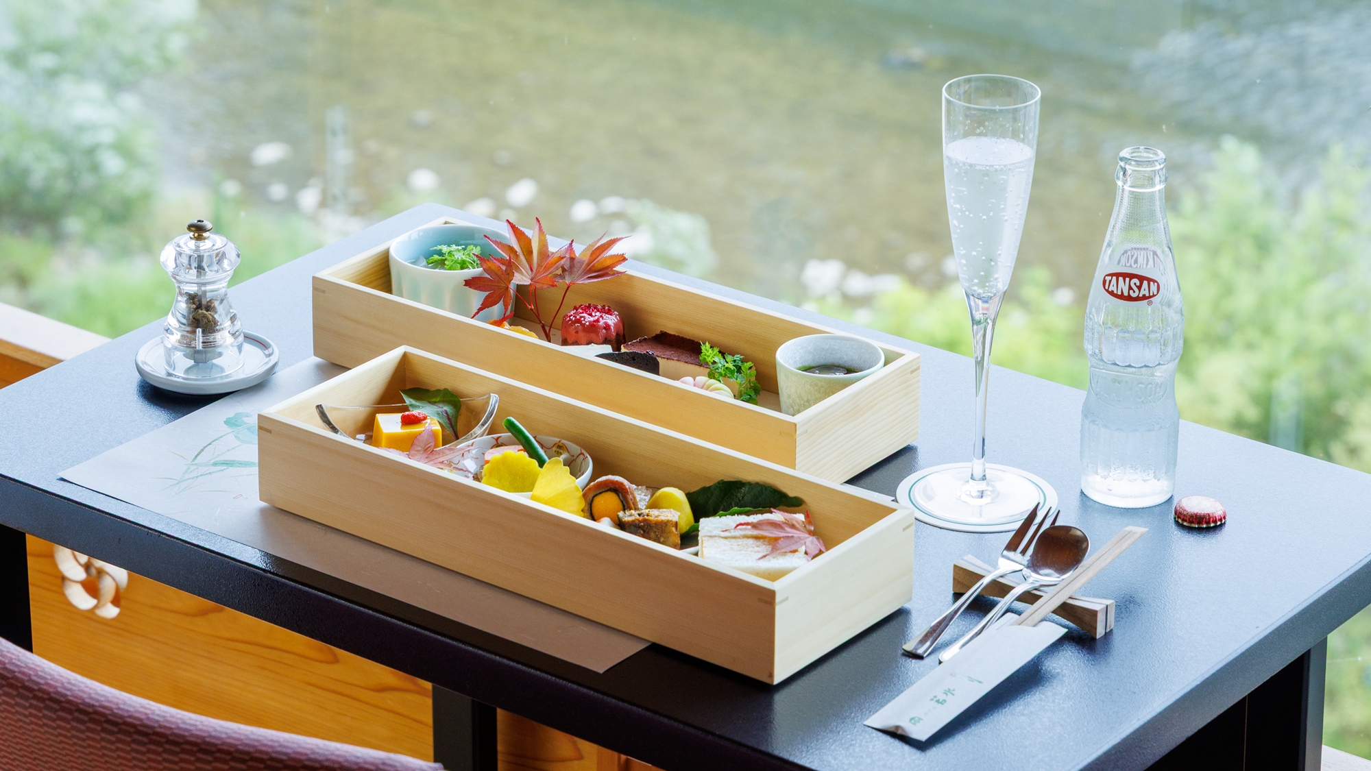 すみれアフタヌーンティ一例