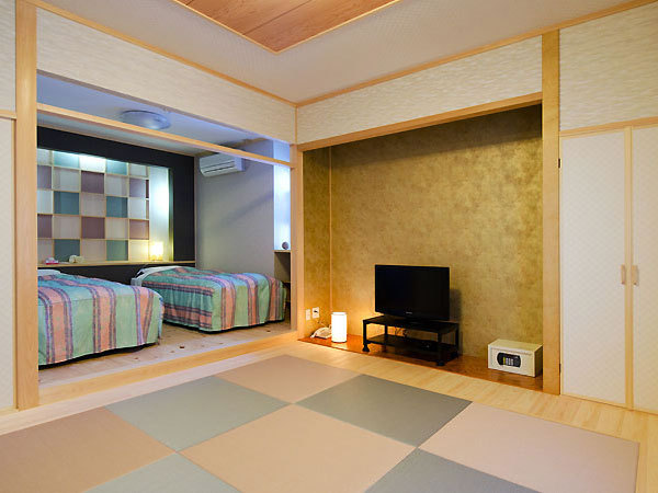 ห้องพิเศษสไตล์ญี่ปุ่นพร้อมเตียง