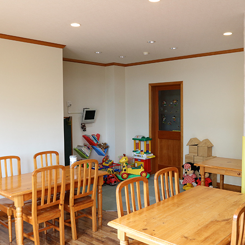 ダイニング／ダイニングにはキッズコーナー