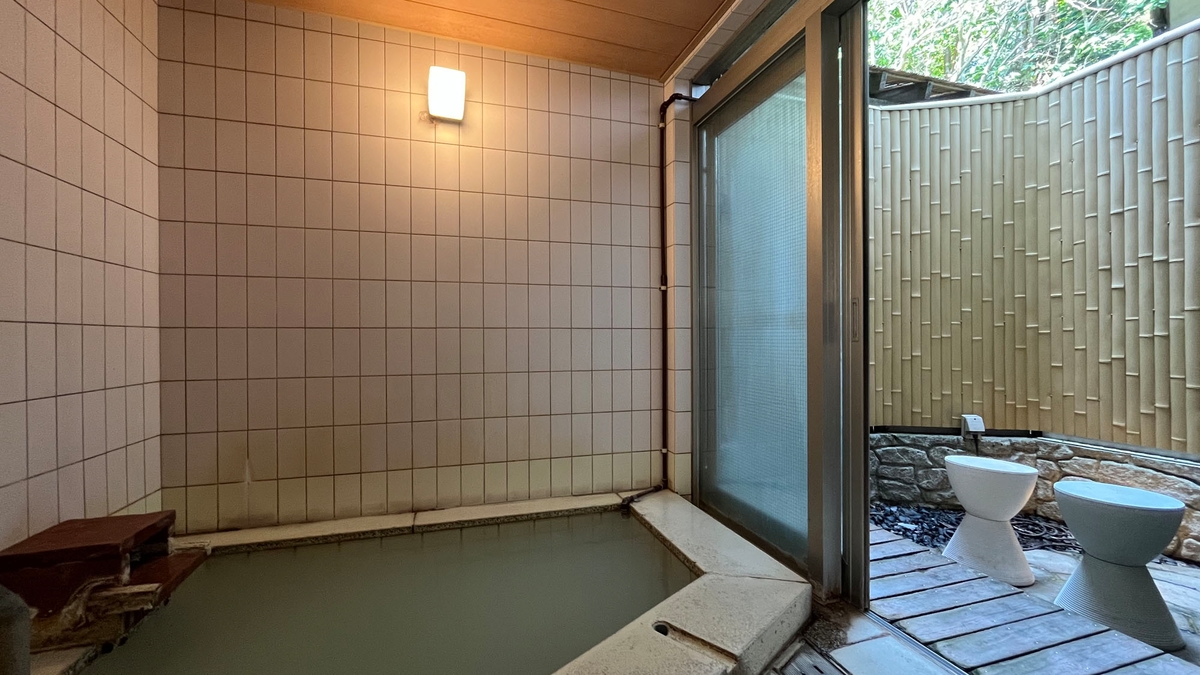 温泉旅館みたけの貸切風呂の一例