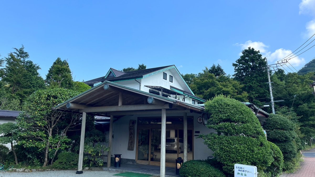 温泉旅館みたけの外観
