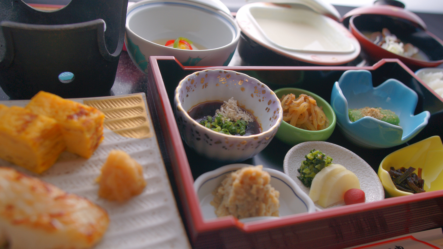 美味しいと評判の朝食は笑顔が耐えない幸せな気持ちにしてくれる上質な味わいです。体に優しい旬味を厳選。