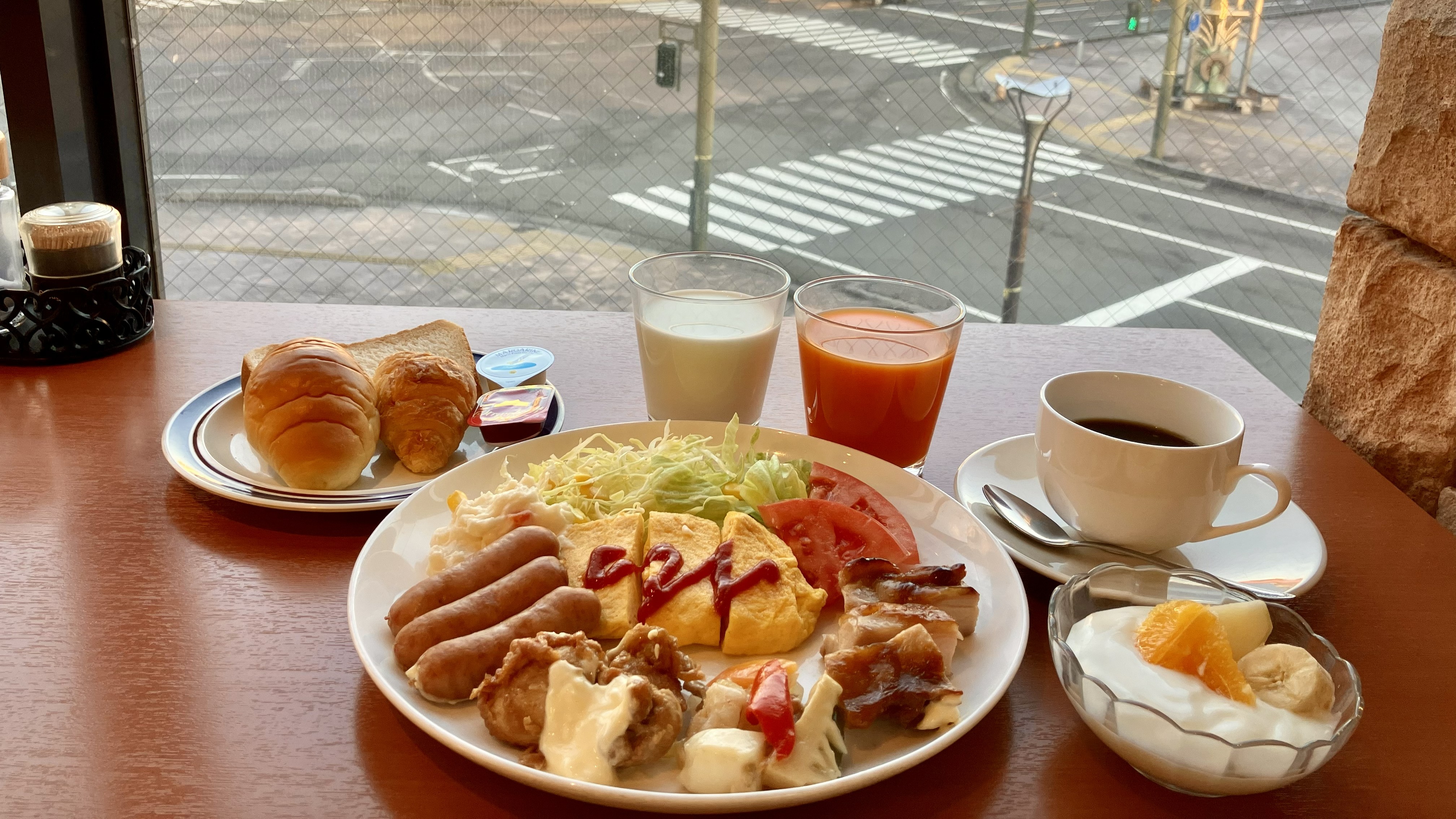朝食バイキング