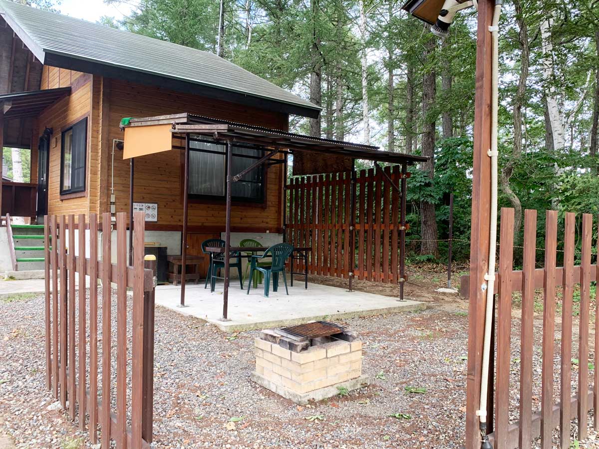 プライベートガーデン（ファミリーロッジBタイプ）