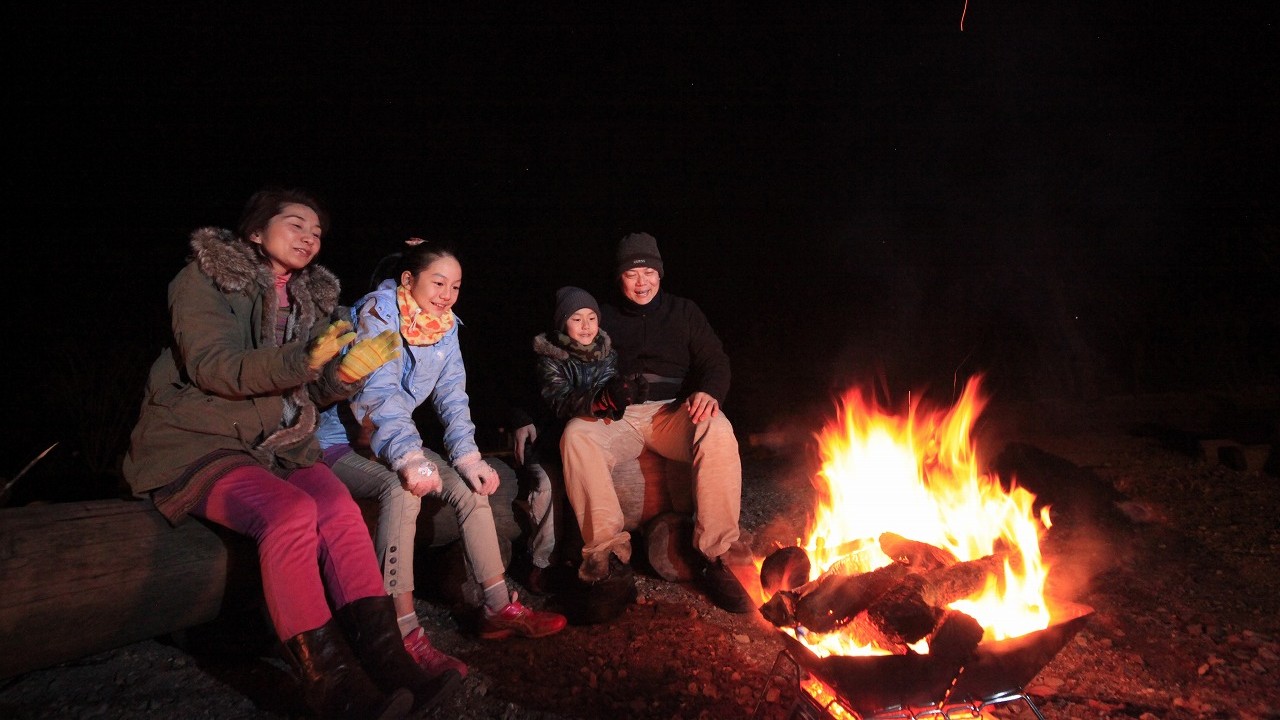 【焚き火カフェ】