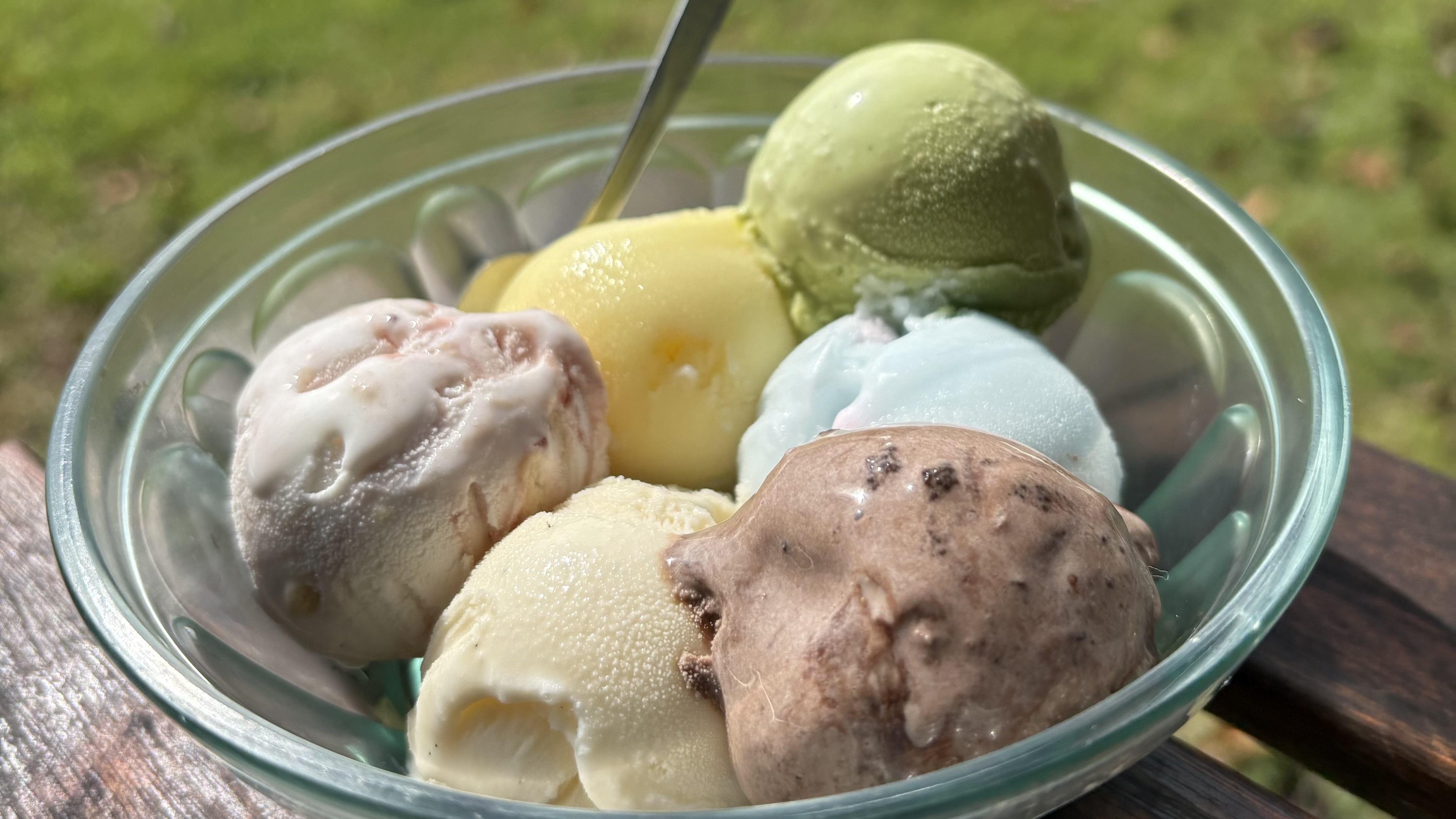 食後にはアイスバイキングをどうぞ♪