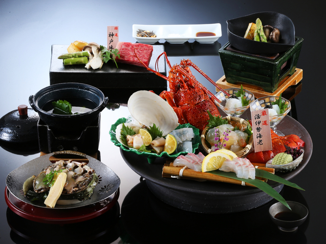 至福の恵み〜神戸牛と日本海と瀬戸内海が育んだ海の幸【中央館】