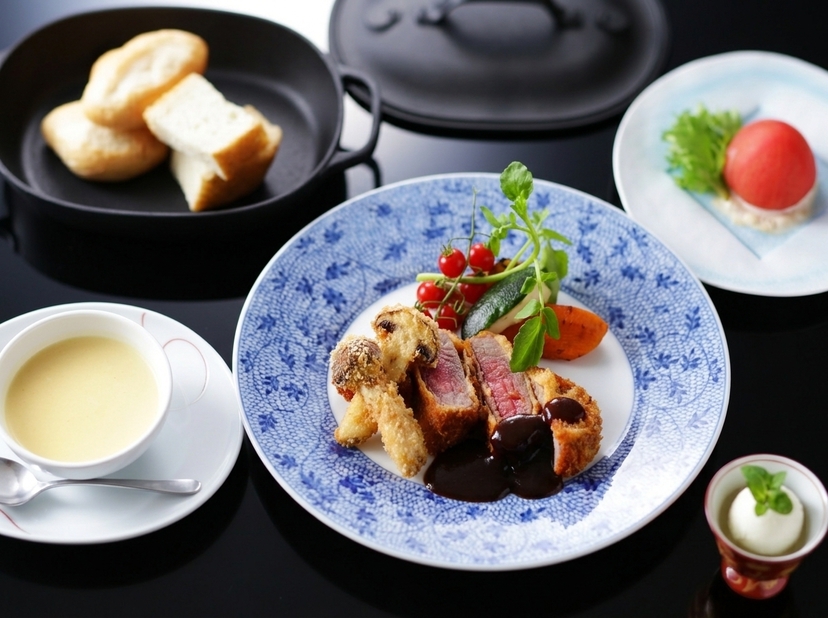 【日帰り｜9月5日〜18日限定】お値段そのまま！松茸フライ付き牛フィレカツランチ