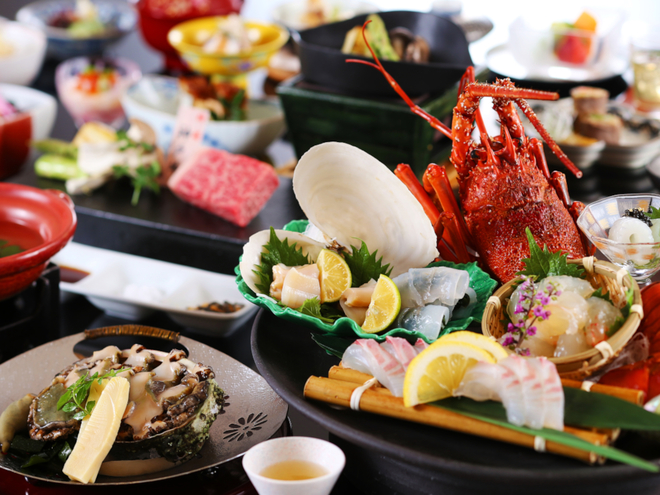 至福の恵み〜神戸牛と日本海と瀬戸内海が育んだ海の幸【中央館】
