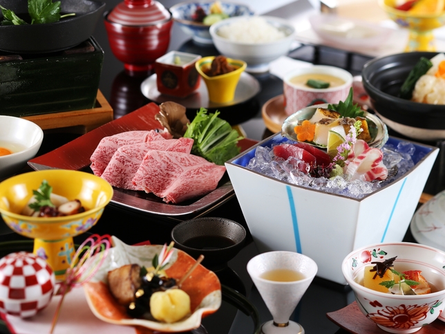 旬菜会席｜黒毛和牛と旬の味覚をご堪能