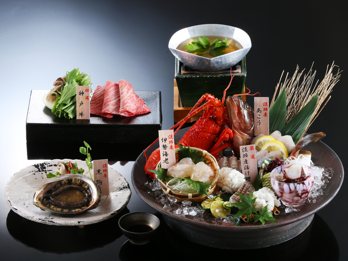 6～8月　至福の恵み　ご夕食一例 ※造りは2人前