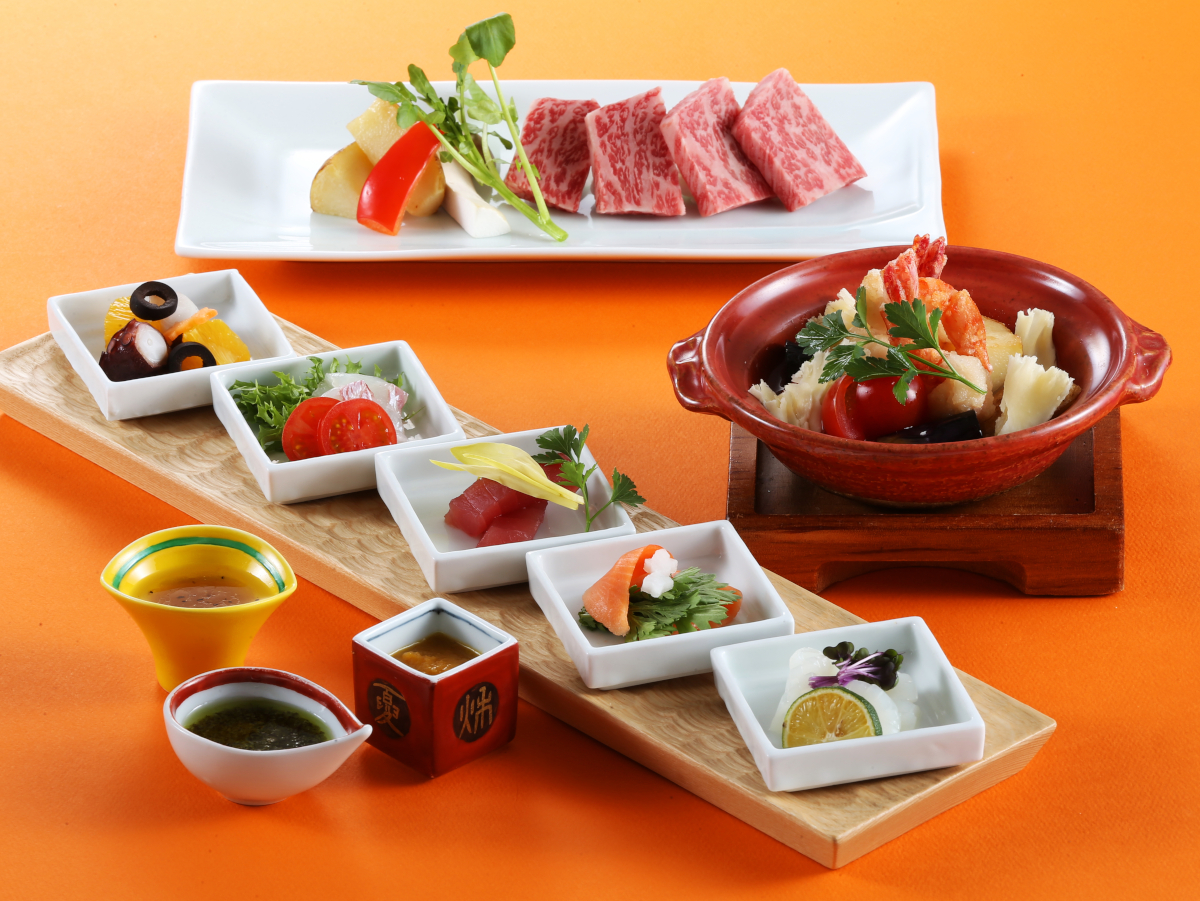 6～8月　和洋会席　ご夕食一例 
