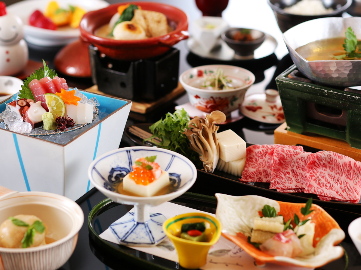 11月4日～1月5日　旬菜会席　ご夕食一例