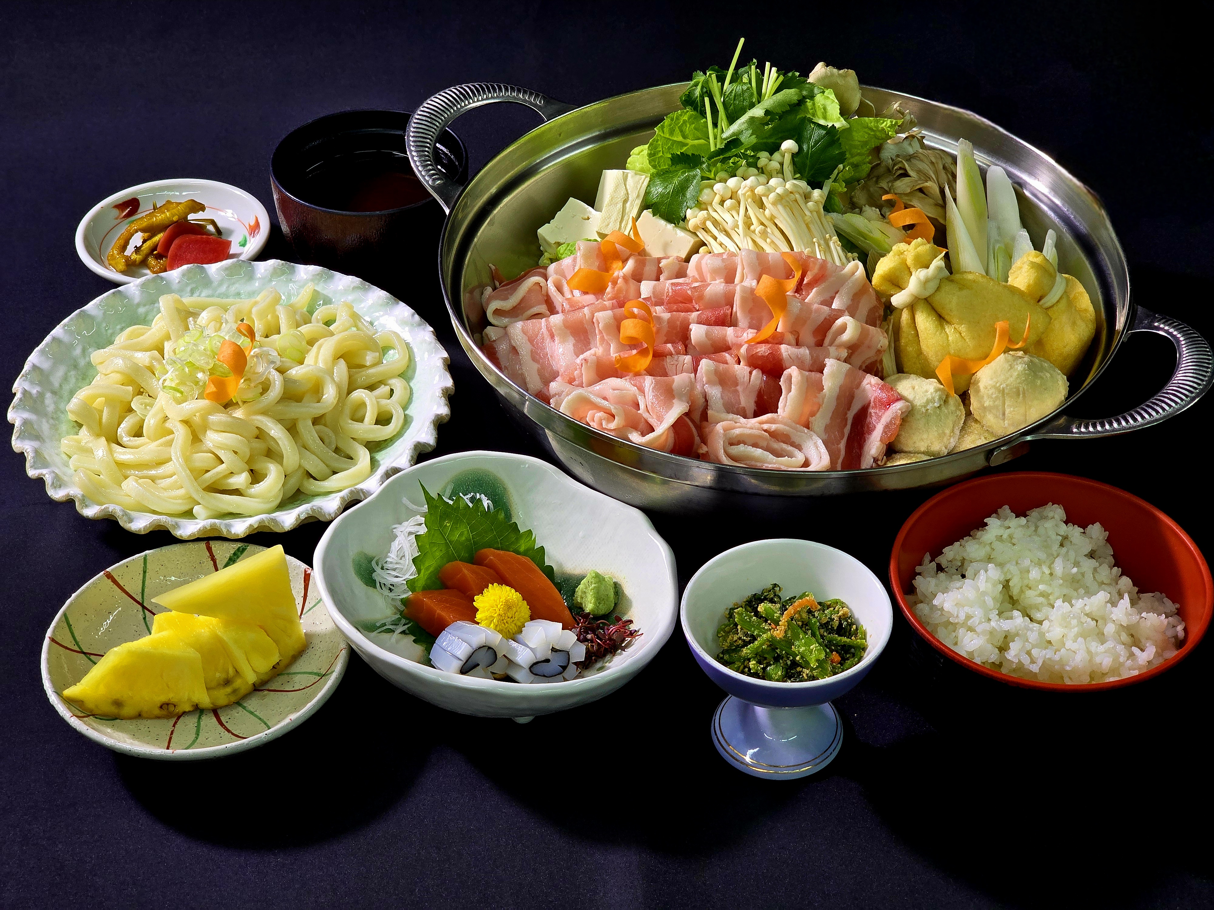 郡上味噌豚鍋御膳