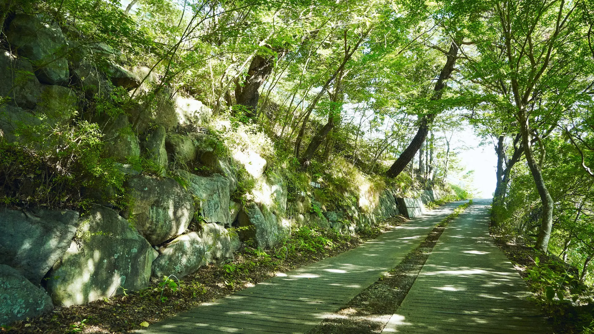 中棚荘への入り口