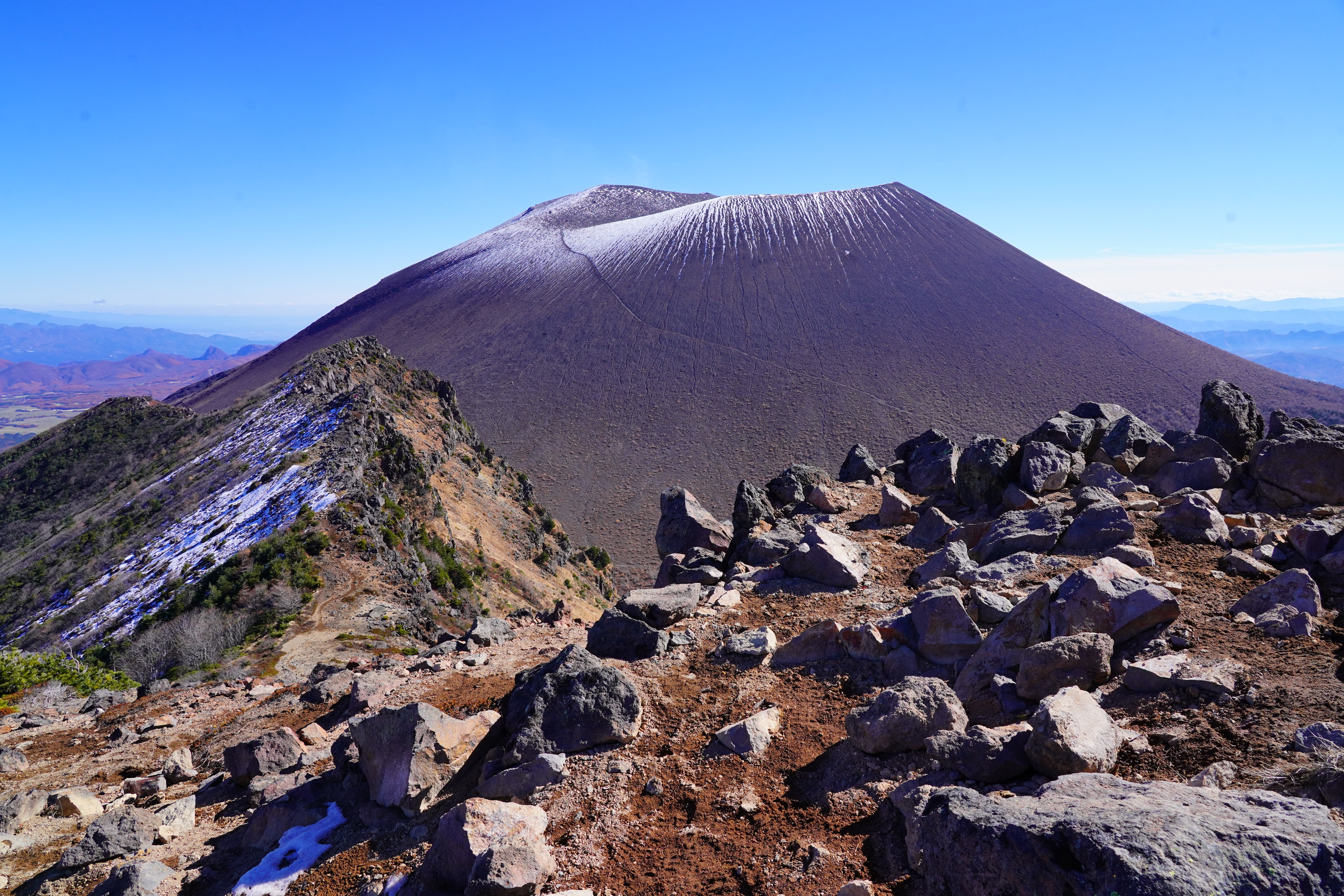 信州の雄大な山々