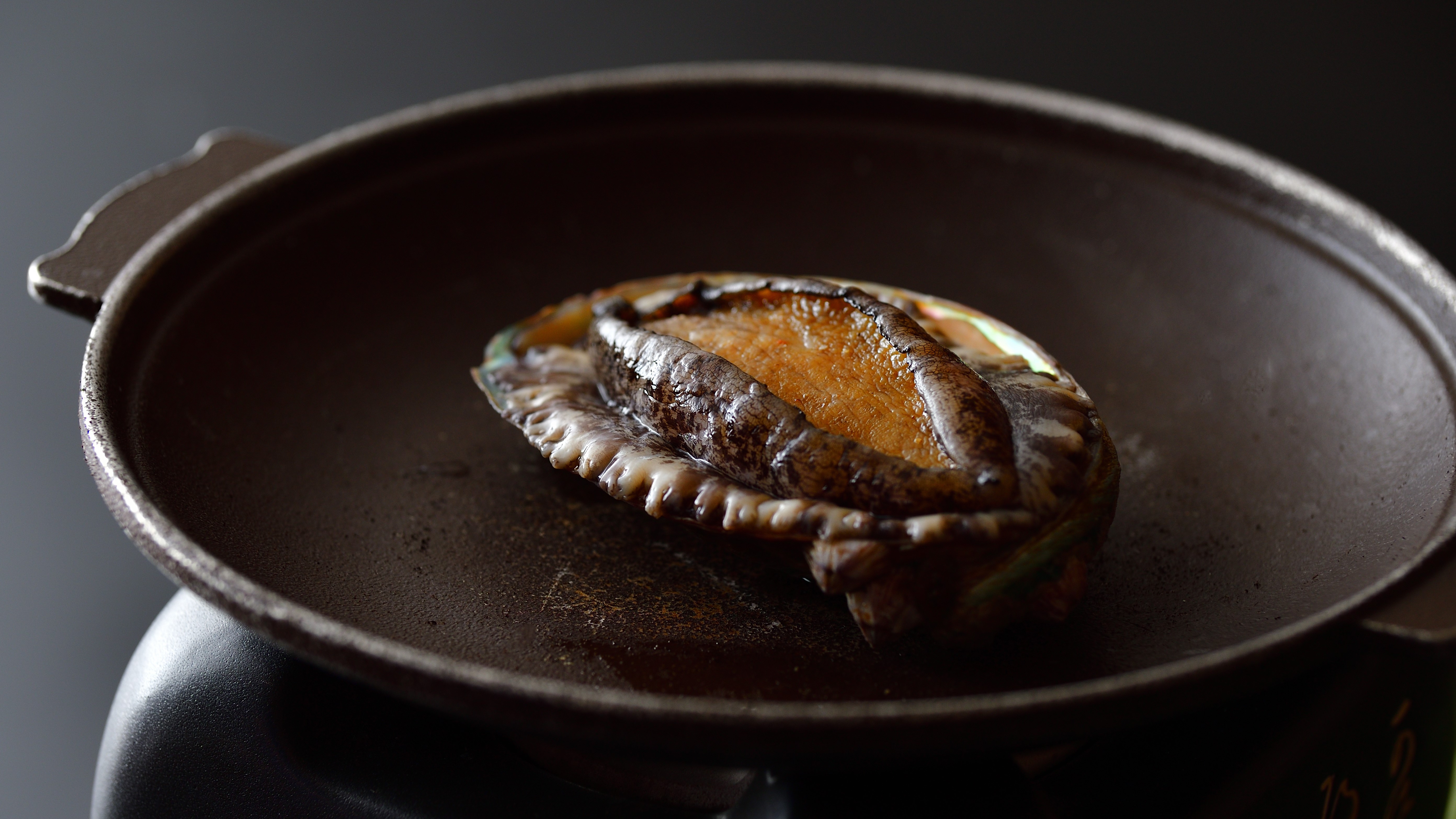 あわび陶板焼き