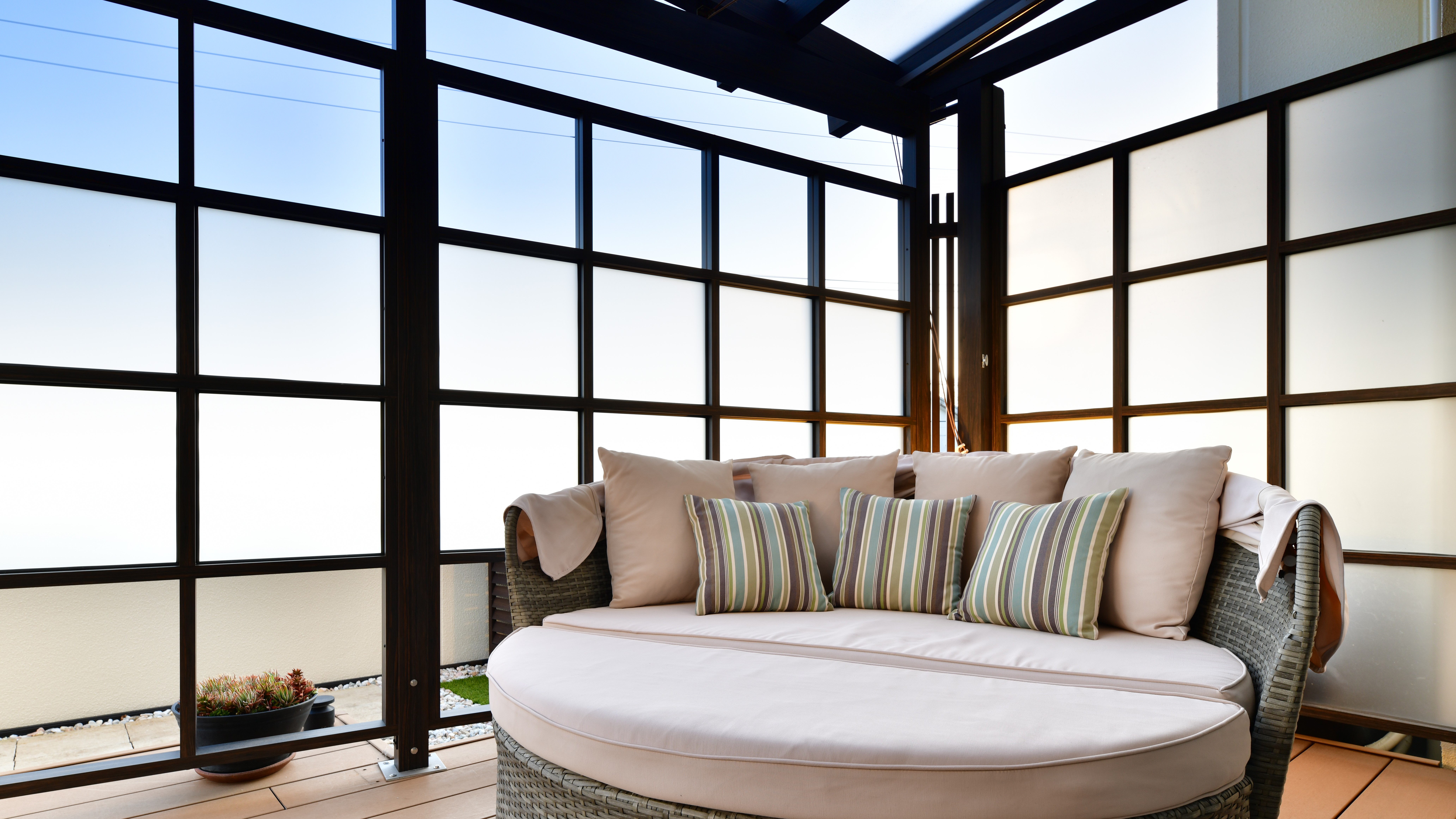 露天風呂付客室　月桂樹