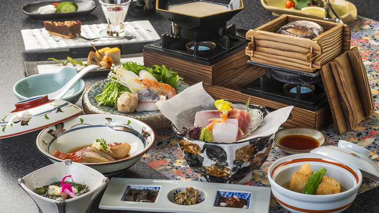【基本プラン／レストラン食・四季彩会席膳】約75平米の広さ／和洋スイート
