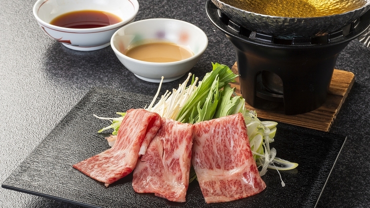 【基本プラン／お部屋食・旬彩会席膳】約100平米の角部屋／庭園付露天風呂客室・特別室