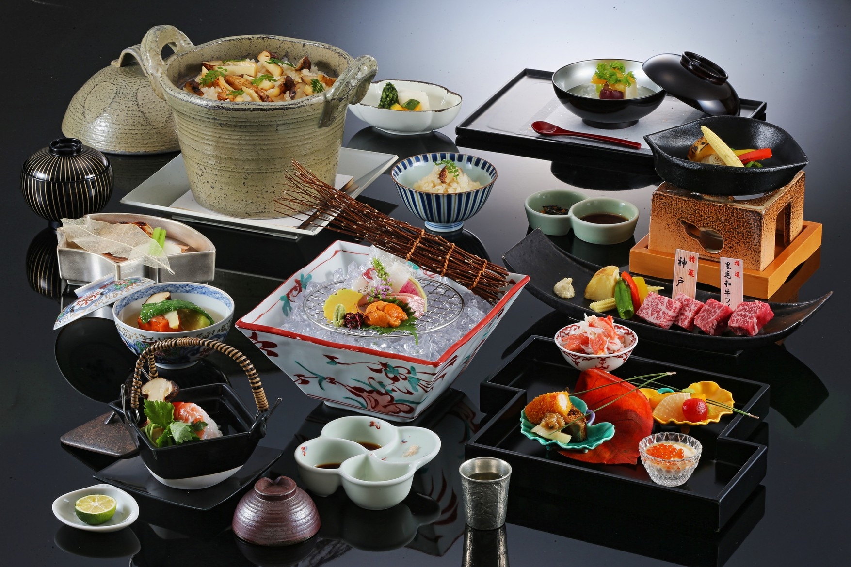 【夕朝お部屋食確約】〜厳選食材〜　記念日や接待におすすめ。調理長おまかせ会席
