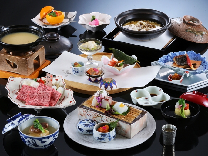 【兵庫テロワール旅】【夕朝お部屋食確約】〜辛夷会席（旧里山会席）〜　瑞苑会席をグレードアップ。