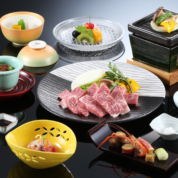 ◆猪名野_三田牛陶板焼き会席