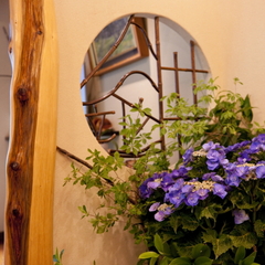 床の間、お花イメージ