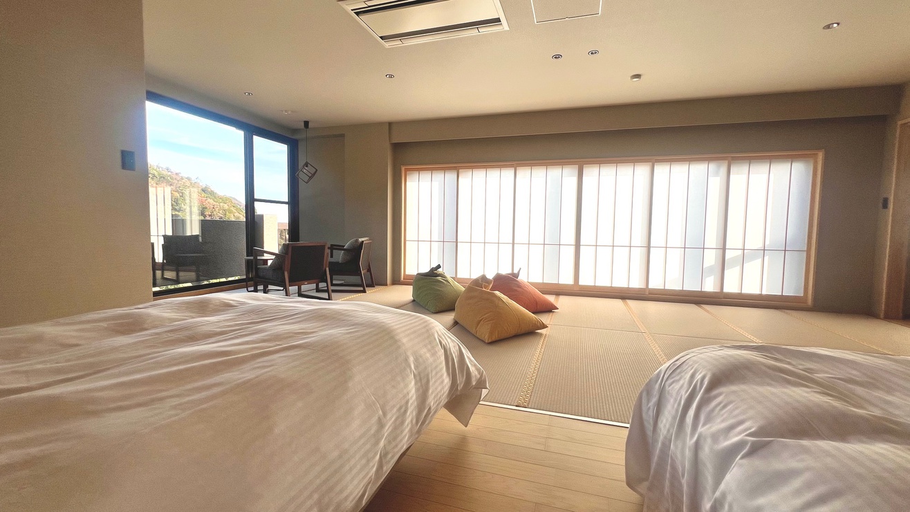 601　客室ベッド眺め