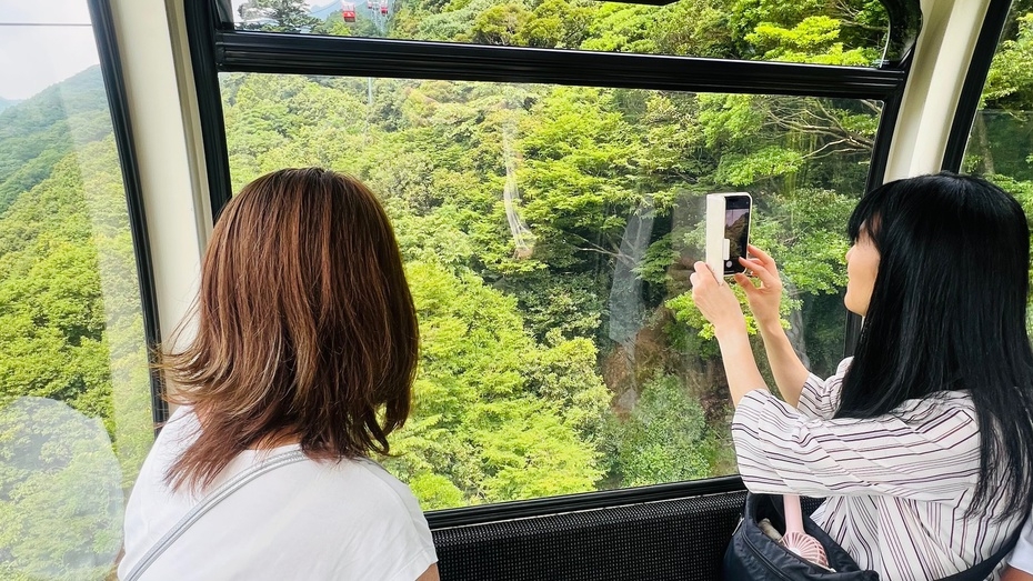 【広間食│ロープウエイ往復チケット付き】当館すぐ前、歩いて１分！季節のお料理