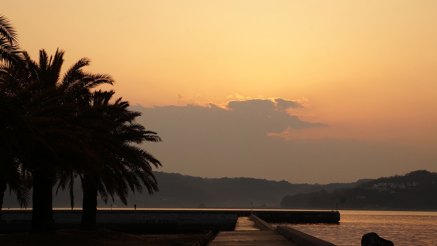 牛窓の夕日