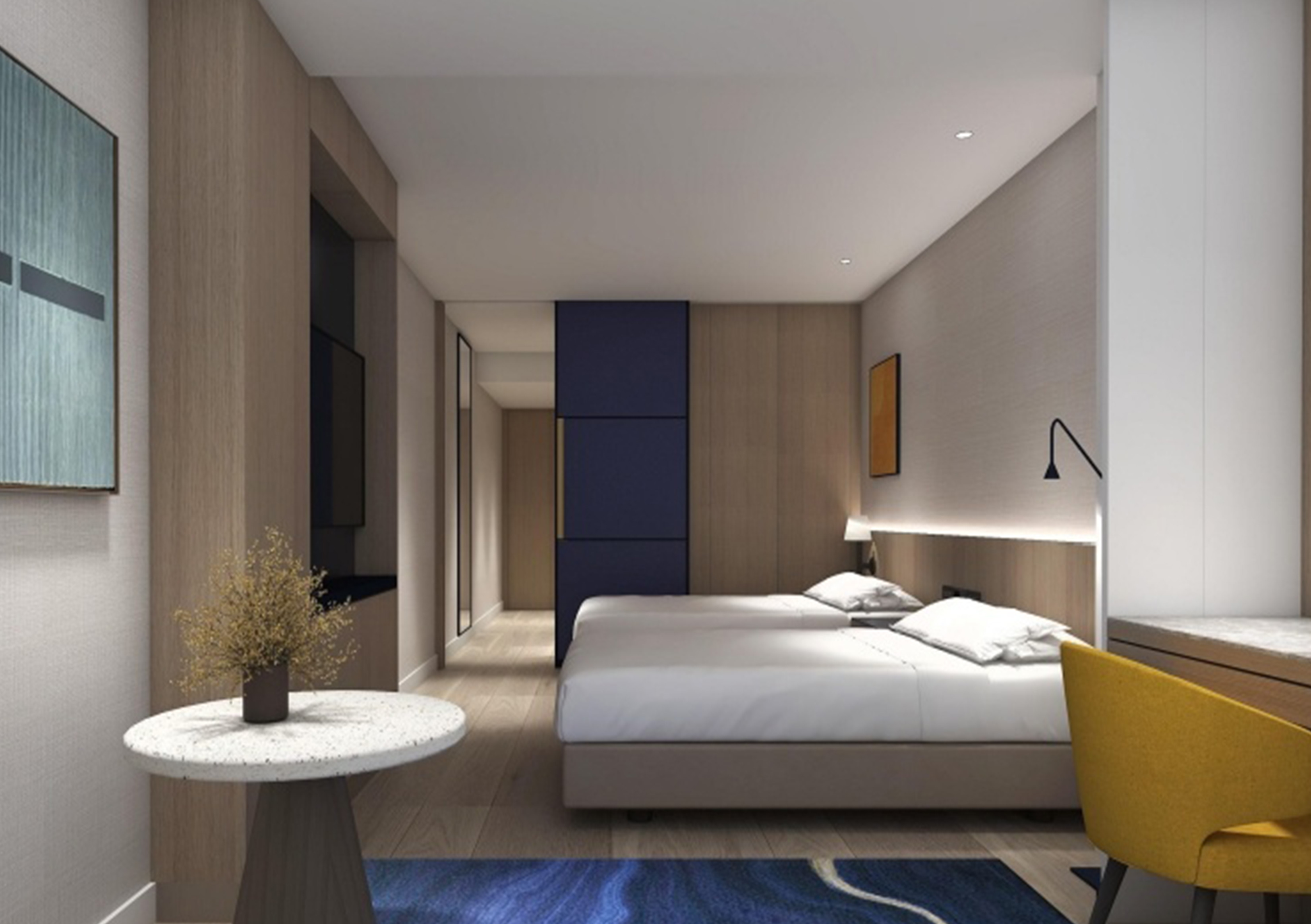 シグネチャーツイン(こちらの写真はイメージです。 実際の客室と異なる場合がございます。)