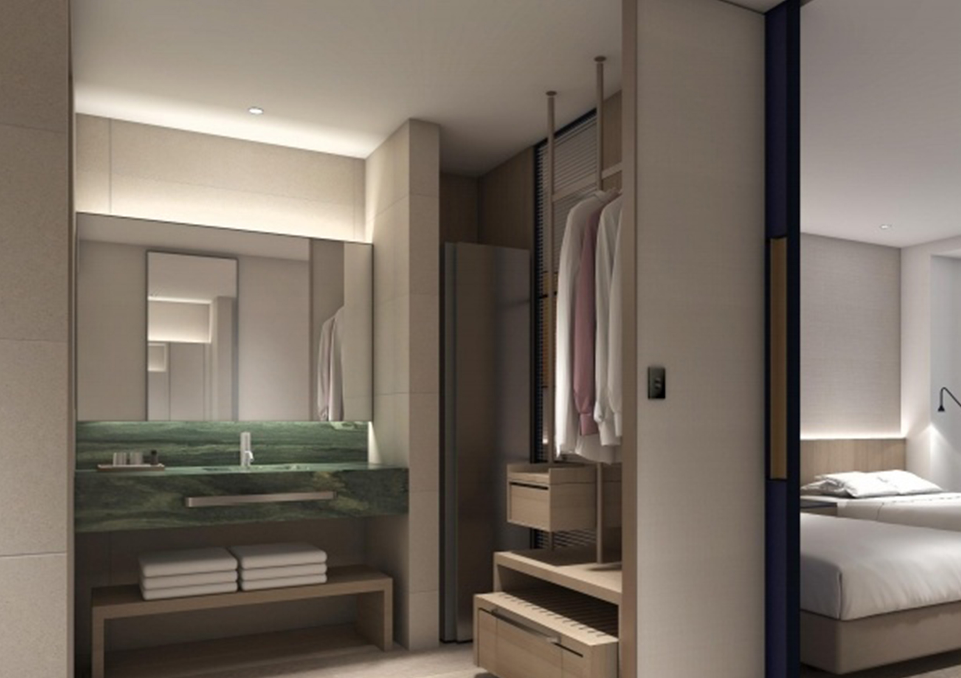 シグネチャーツイン(こちらの写真はイメージです。 実際の客室と異なる場合がございます。)