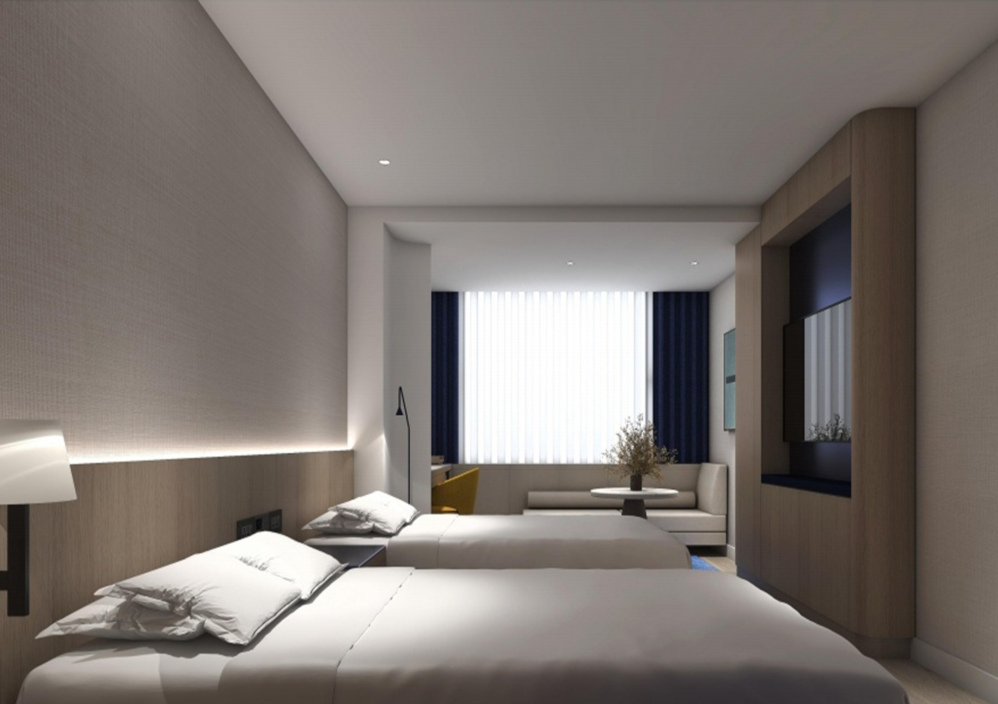 シグネチャーツイン(こちらの写真はイメージです。 実際の客室と異なる場合がございます。)