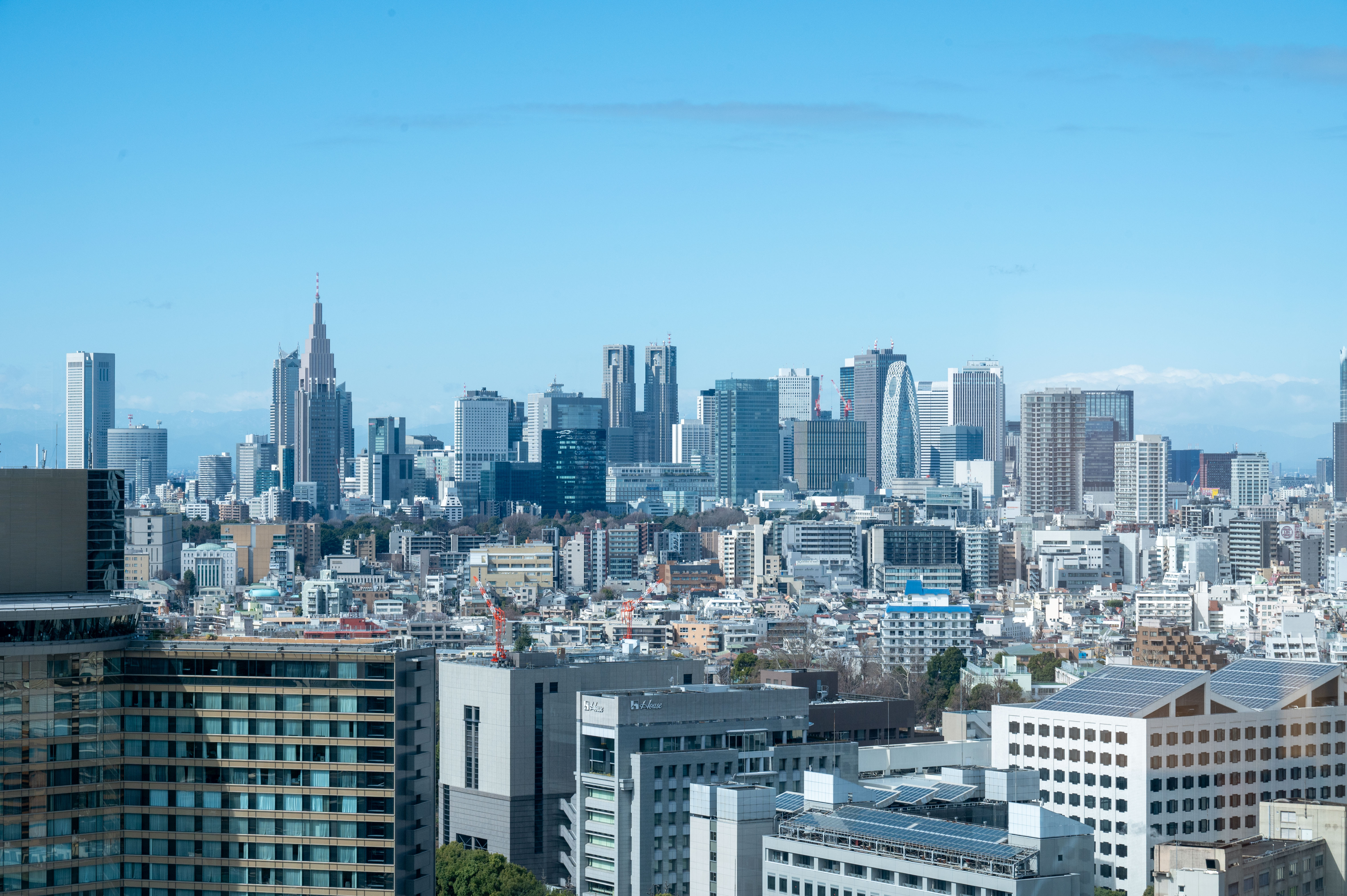スタンダードツインからの風景（新宿側）