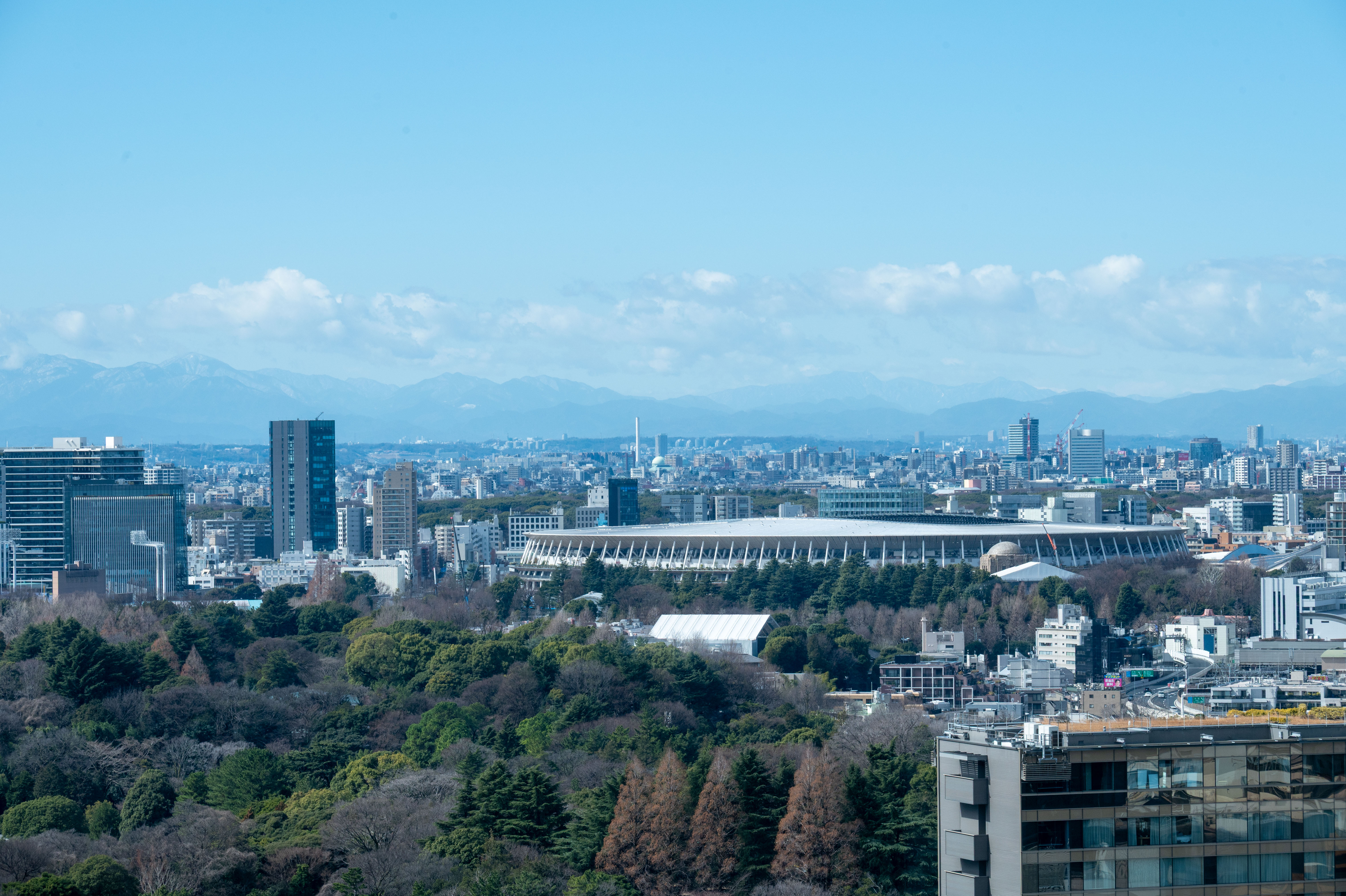 国立競技場がご覧いただけます。（スタンダードツイン新宿側）