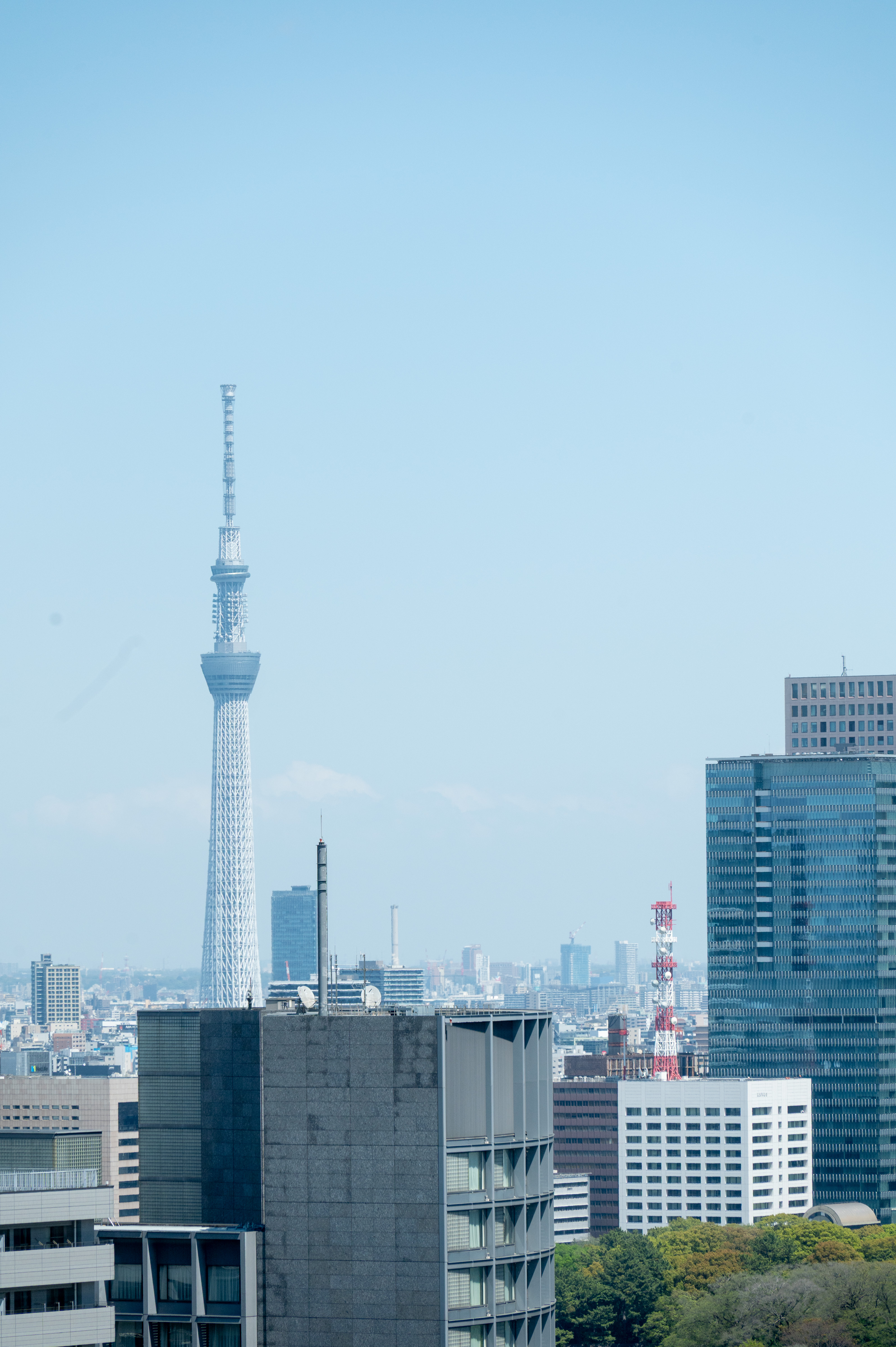 スタンダードツインからの風景（スカイツリー側）