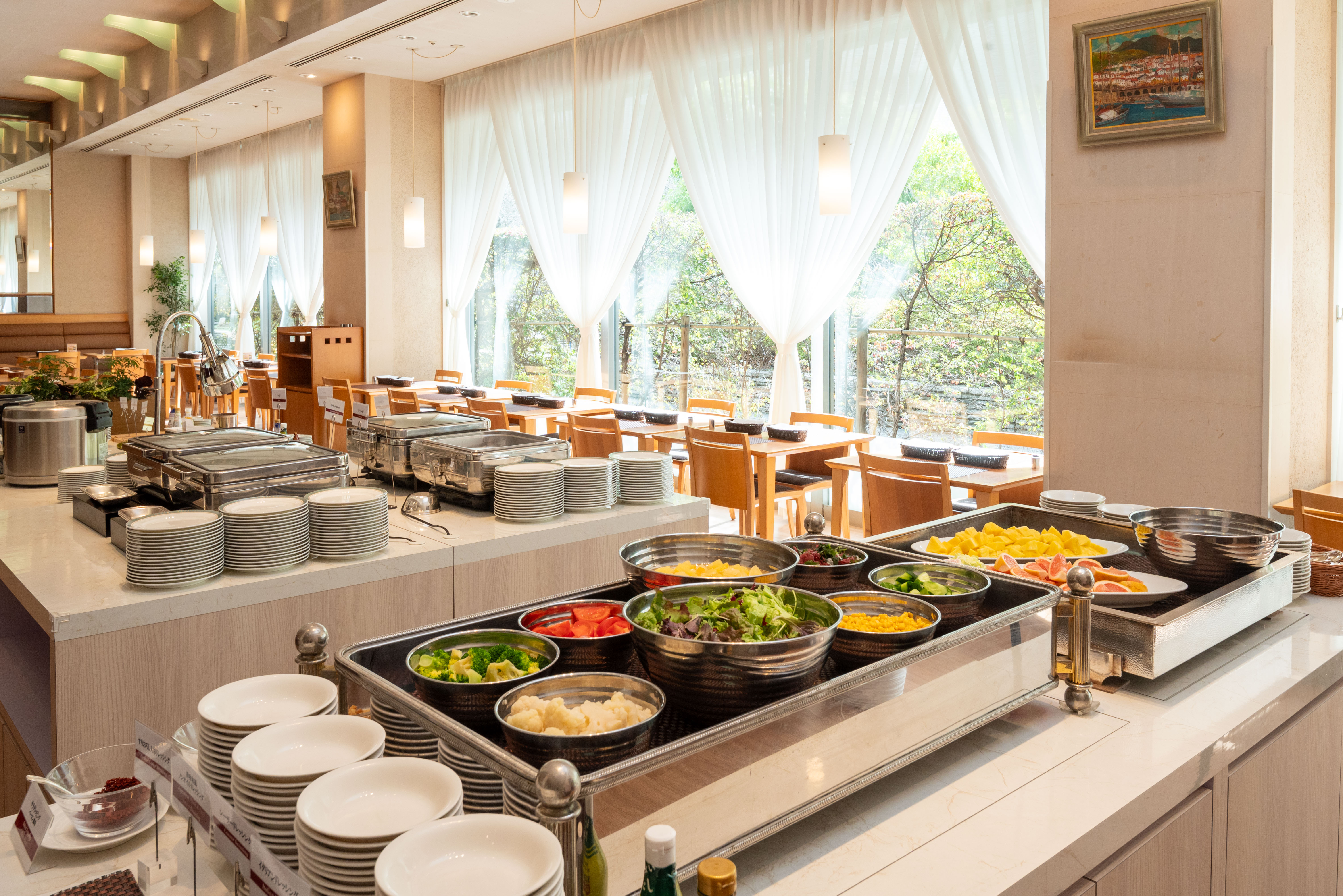 ビュッフェ朝食