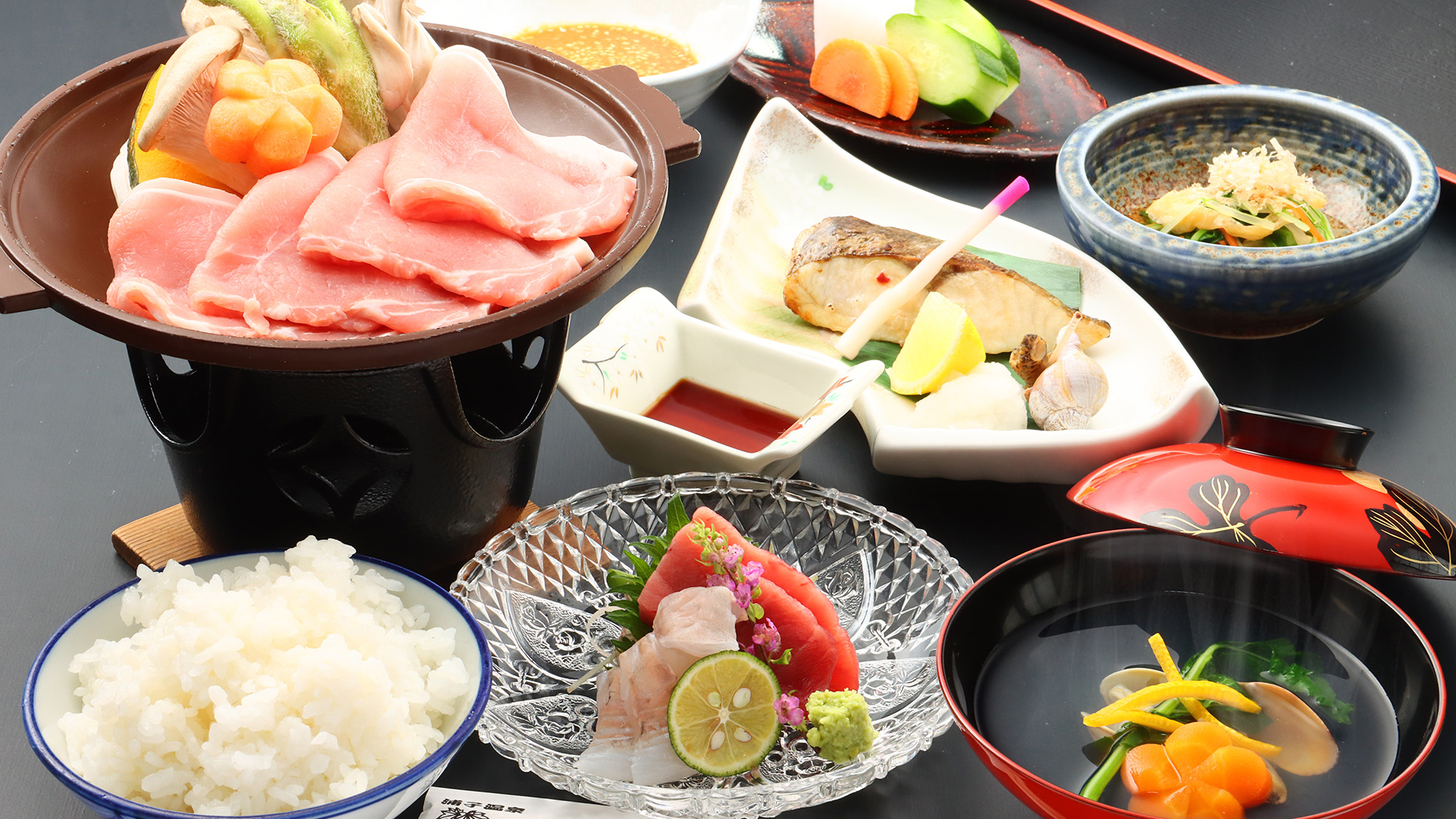 【お食事】夕食。  ビジネスプランの一例